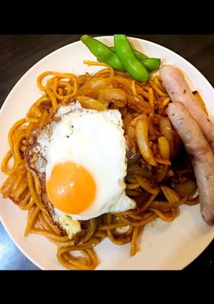 急げ！あるもので10分！ナポリタン-レシピのメイン写真