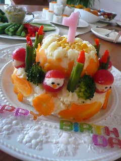 ☆1歳誕生日ケーキ☆-レシピのメイン写真