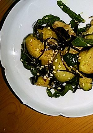 ナスとピーマンの酢の物-レシピのメイン写真