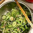 ゴーヤとキュウリの酢の物