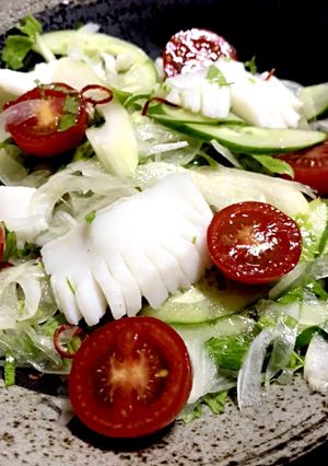 タイ料理イカとセロリのサラダ(ヤムパム)-レシピのメイン写真