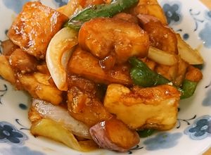 ボリューム満点☆厚揚げ＆野菜の甘酢炒め-レシピのメイン写真