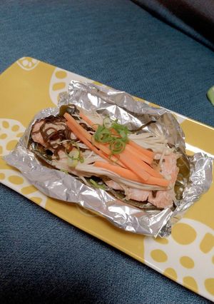 ☆昆布の旨味がぎゅ！鮭のホイル焼き☆-レシピのメイン写真