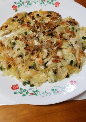 ガレット風　ささみのチーズポテト焼き-レシピのメイン写真