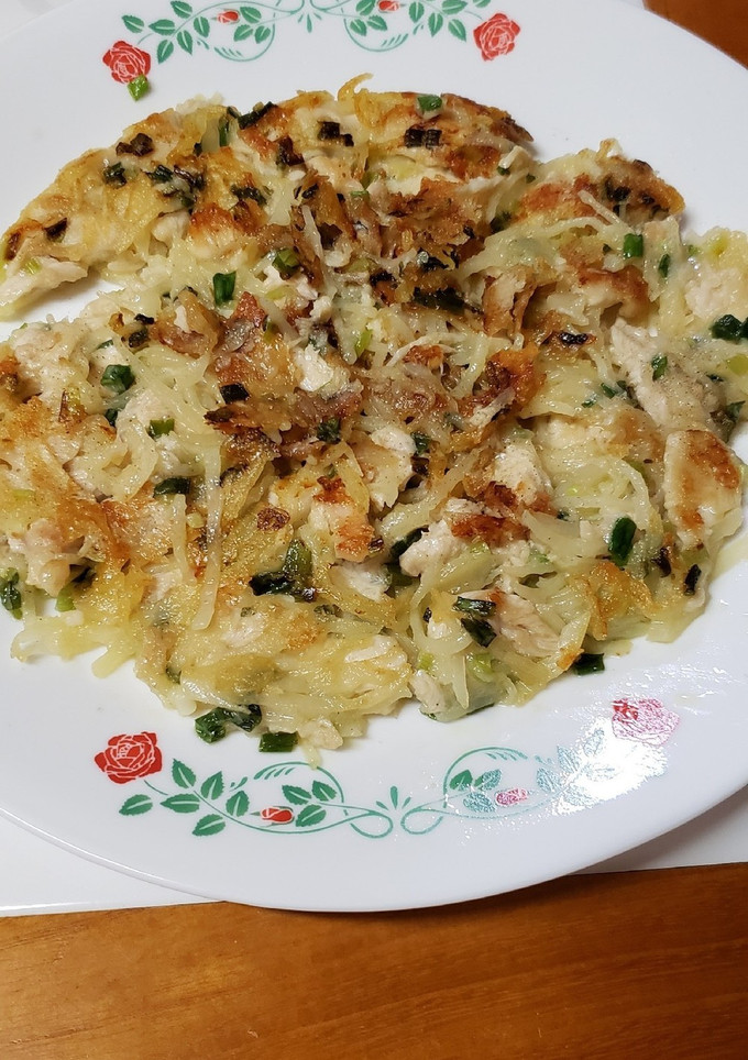 ガレット風　ささみのチーズポテト焼き-レシピのメイン写真