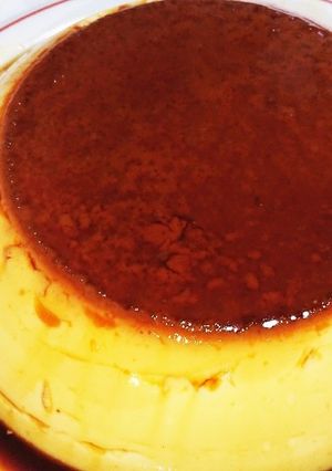 調理用のボールでジャンボプリン-レシピのメイン写真