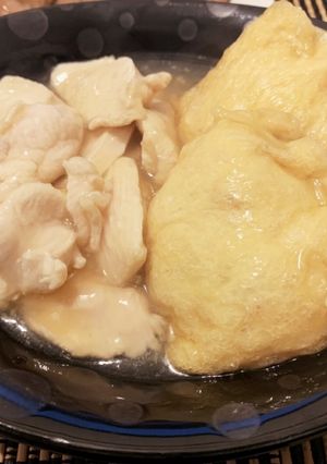 鶏胸肉と油揚げのエビしんじょ入り-レシピのメイン写真