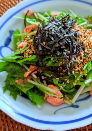 水菜のツナサラダ-レシピのメイン写真