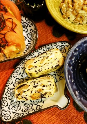 母のひじき煮の卵焼き-レシピのメイン写真