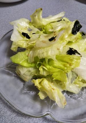 簡単❗️レタスのおつまみ-レシピのメイン写真