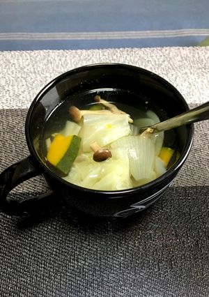 朝にぴったり！ズボラスープ-レシピのメイン写真