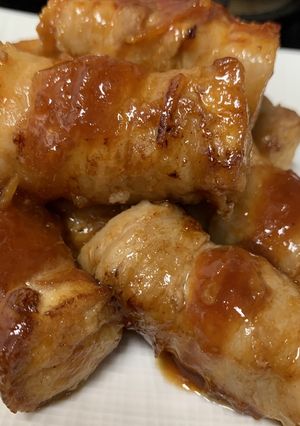厚揚げの豚肉巻き！マーマレードソース♬-レシピのメイン写真