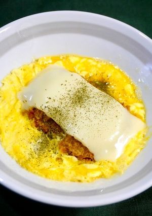 お弁当！メンチカツチーズエッグ-レシピのメイン写真