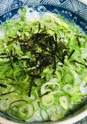 たっぷりネギ＆しらすのシンプルお粥-レシピのメイン写真