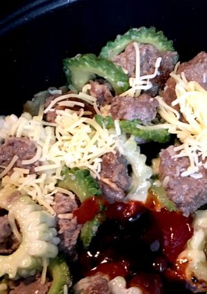 白ゴーヤと緑ゴーヤの肉詰め-レシピのメイン写真