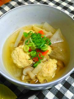 白だしde鶏団子スープ-レシピのメイン写真