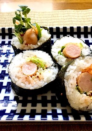 余った酢飯で☆ソーセージロール☆-レシピのメイン写真