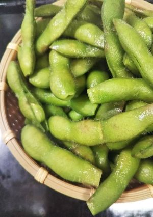 簡単少量の水とフライパンで蒸し茹☆枝豆☆-レシピのメイン写真