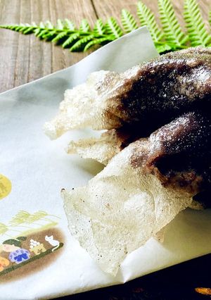 ライスペーパーでアンコ包み揚げ-レシピのメイン写真