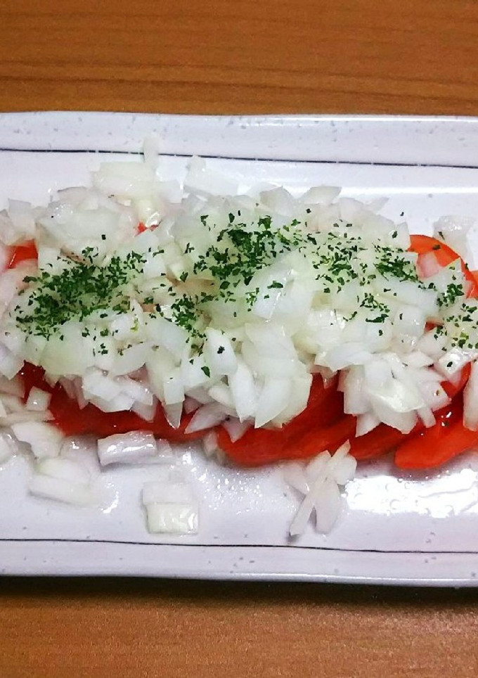 冷しトマトとたまねぎのサラダ☆-レシピのメイン写真