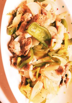 味付け豚ばら野菜炒め♪-レシピのメイン写真