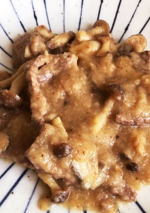 スペイン料理 フリカンド 牛肉玉葱ソース-レシピのメイン写真