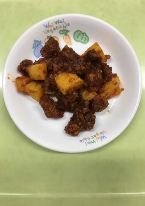 【保育園給食】レバーのマリアナソース-レシピのメイン写真