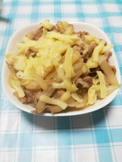 チーズ豚丼-レシピのメイン写真