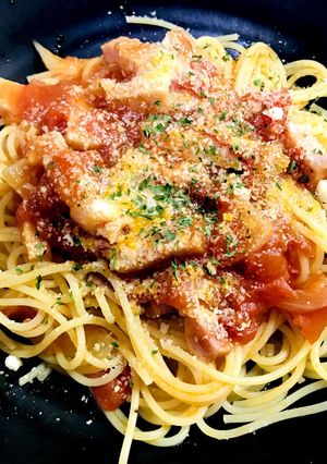 今日のトマトパスタ-レシピのメイン写真
