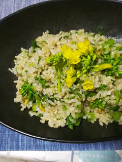 菜の花のシンプルチャーハン-レシピのメイン写真