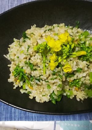 菜の花のシンプルチャーハン-レシピのメイン写真