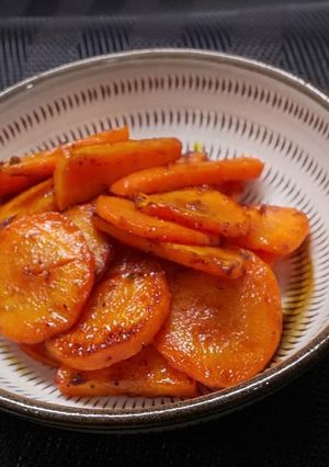 お弁当の副菜☆人参のだし炒め♪-レシピのメイン写真