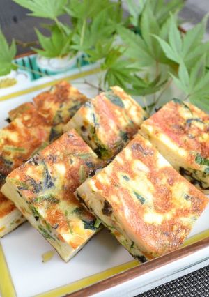豆腐とカニカマ入りふくさ焼き♪-レシピのメイン写真