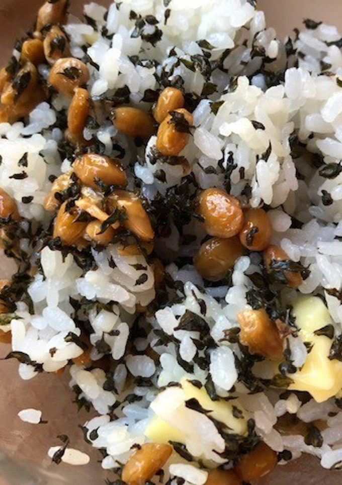 納豆とシソの実のまぜご飯-レシピのメイン写真