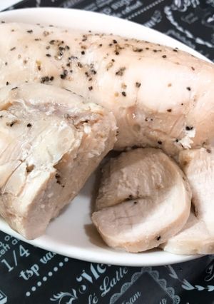 ロカボな簡単、やわらか、サラダチキン-レシピのメイン写真