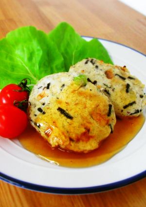 ふんわりつくねバーグ-レシピのメイン写真