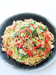 ピリッと美味しい【かぐら南蛮焼きそば】-レシピのメイン写真