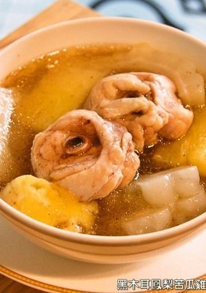 黑木耳鳳梨苦瓜雞湯.柯媽媽の植物燕窩-レシピのメイン写真