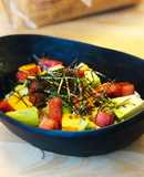 アボカド＊スパム＊たまごのコロコロ丼