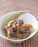 簡単＊牛小間肉とこんにゃくのしぐれ煮