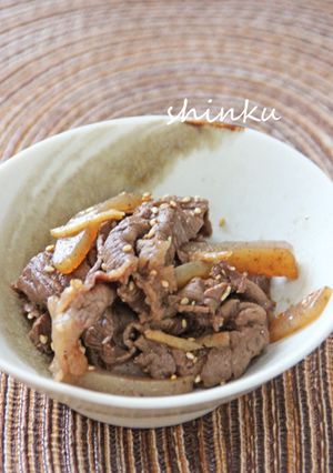 簡単＊牛小間肉とこんにゃくのしぐれ煮-レシピのメイン写真