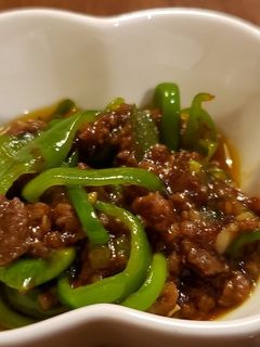 麻婆ピーマン-レシピのメイン写真