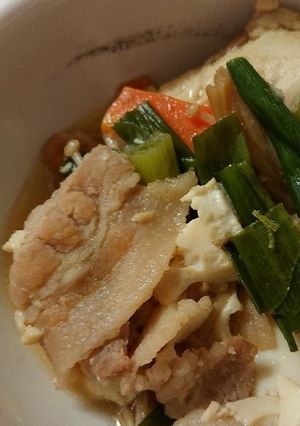 簡単肉豆腐-レシピのメイン写真
