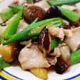 豚バラ茄子オクラの和風中華炒め