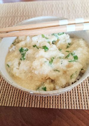 押し麦のとろろ芋ご飯(^-^)-レシピのメイン写真