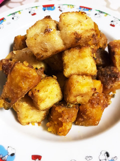 豆腐とカボチャのコロコロ照り焼き-レシピのメイン写真