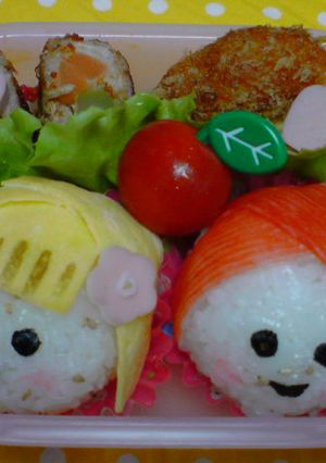 キャラ弁　女の子-レシピのメイン写真
