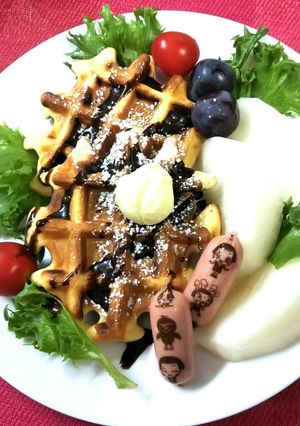 ホットケーキミックスで【ワッフル】-レシピのメイン写真