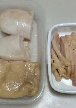 自家製塩麹で鶏ハム-レシピのメイン写真