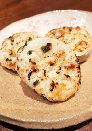 我が家のれんこんはさみ焼き-レシピのメイン写真